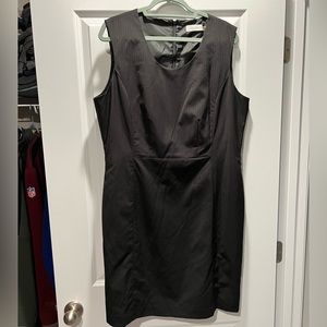 Calvin Klein Pinstripe Shift Dress